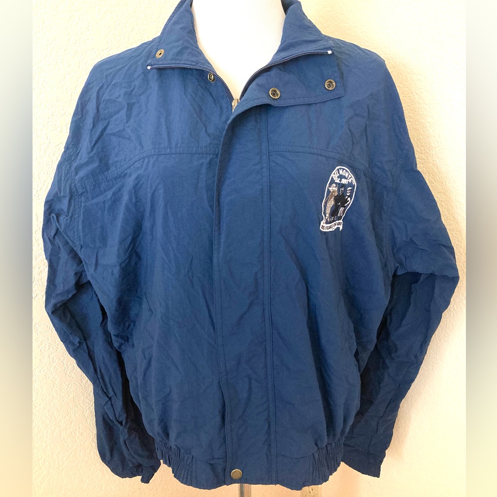 Windbreaker Golf Jacket Nylon Jacket Full Zipper Del Monte Golf Course Men’s S